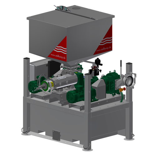 Stallkamp neuer Gülle Separator