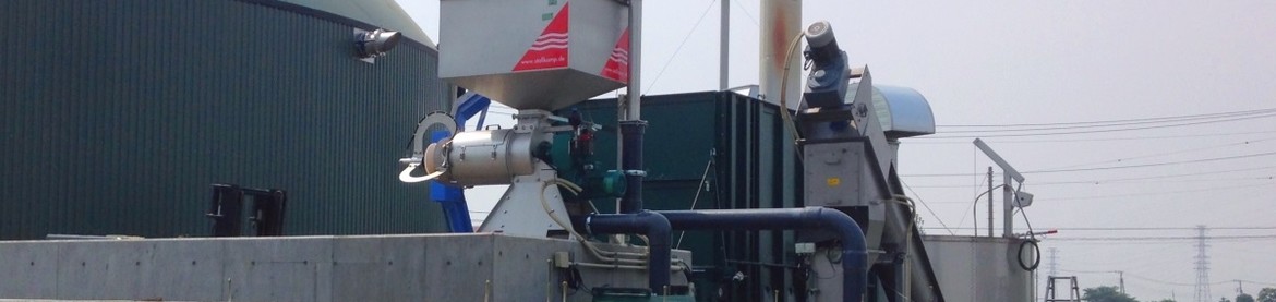 Stallkamp biogas components digestate separator