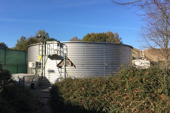 Process Water Container in Stainless Steel for WWTP