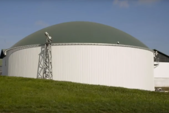 Stallkamp slurry fermentation on American Dairy Farm and Cheese Factory