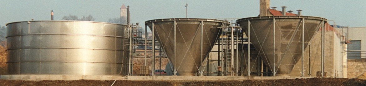 Funnel-Shaped Secondary Sedimentation tank