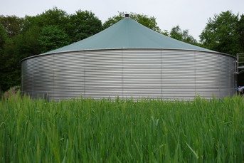 stallkamp corrugated stainless steel liquid manure storage tank
