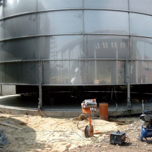 Stallkamp extension of stainless steel tank