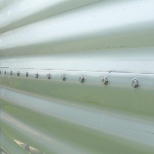 Stallkamp corrugated steel tank exterior view