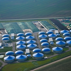 Stallkamp stainless steel tanks aerial picture Könnern 2010