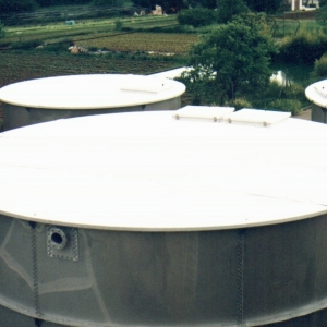 Stallkamp flat roof for sedimentation tank