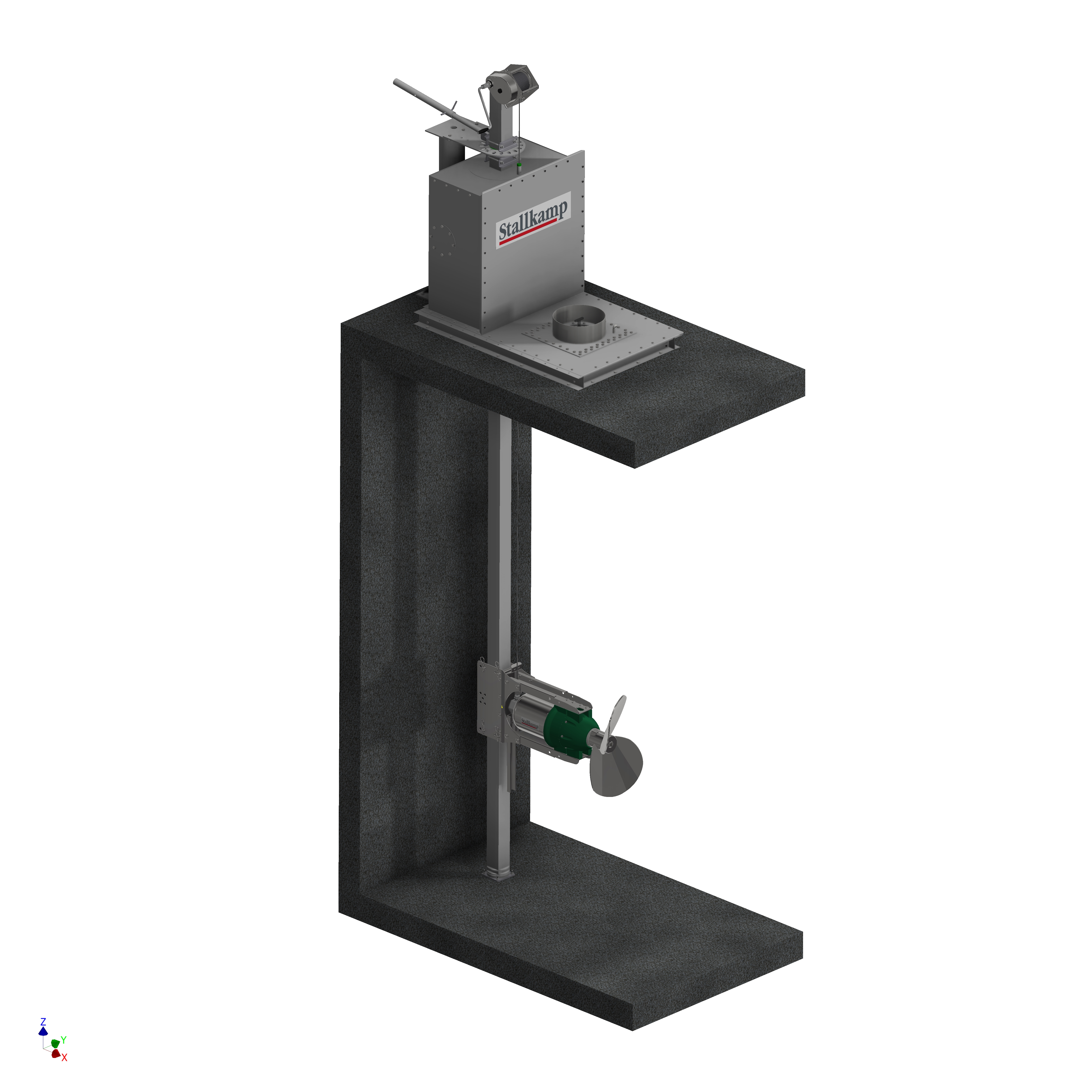 Stallkamp submersible motor agitator, mixer - Erich Stallkamp ESTA