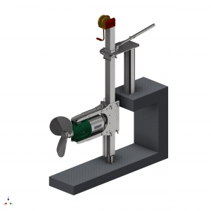 Stallkamp submersible motor agitator TMR 3 stationary installation